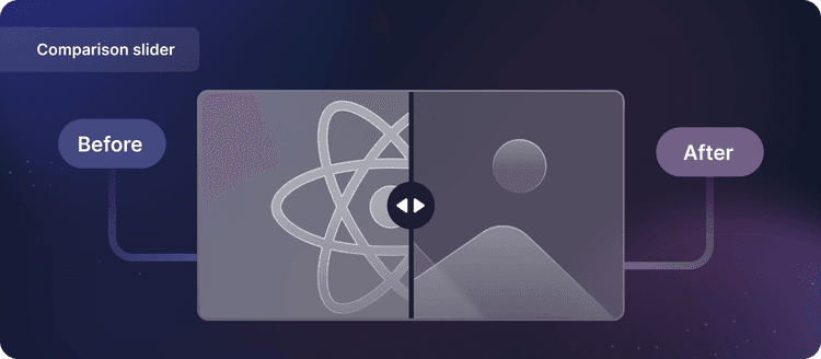 The best React before/after image comparison slider libraries of 2025 ...