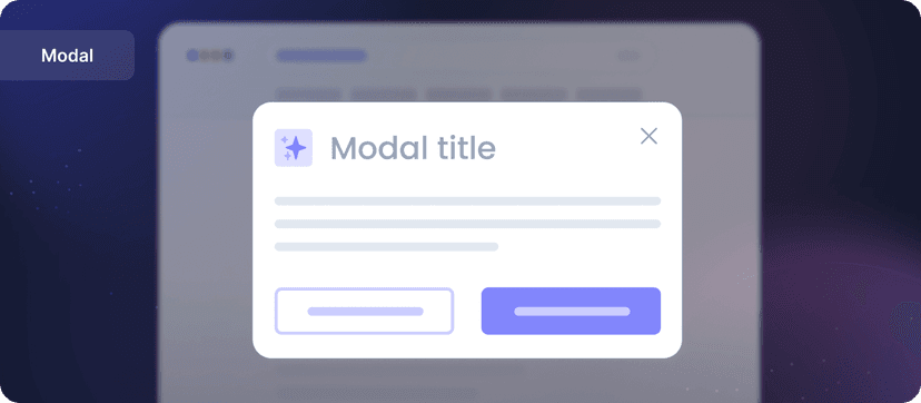 Ui Component Modal The best React modal dialog libraries of 2025 | Croct Blog